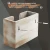 Import White Wood Paper Towel Dispenser Paper Towel Box Tissue Box Wall Mount Paper Towel Holder Look V from China