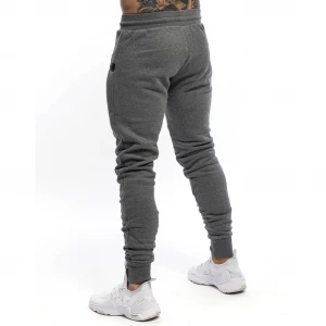 Wholesale 100% Cotton Jogger Pants Solid Color Double Zipper Spring Breathable Long Track Pants