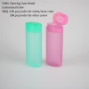 wholesale 50ml HDPE plastic bottle for chewing gum with easy pull lid