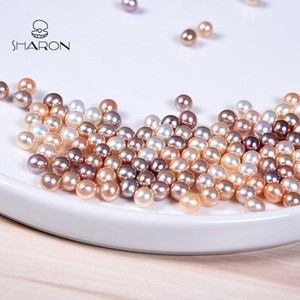 Wholesale AAA Top Quality Luster Natural Freshwater Oval Loose Pearl