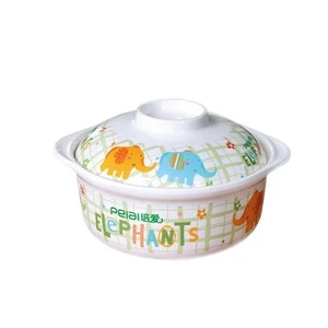 Wholesale Baby Products food grade safety functional cute cartoon animal design children baby bowl