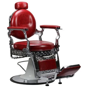 Wholesale barber shop vintage antique reclining modern vintage cheap luxury used barber chairs for sale