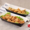 Wholesale black food serving trays with logo