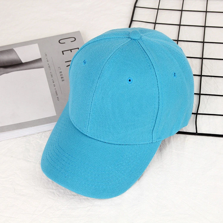 Wholesale  Blank Acrylic 6 Panel Polyester Promotion Dad Hat Baseball Sport Caps