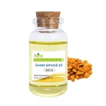 Wholesale bulk 100% Pure Cold Pressed Sweet Almond Body Oil Moisturizing Sweet Almond Oil organic for hair skin care