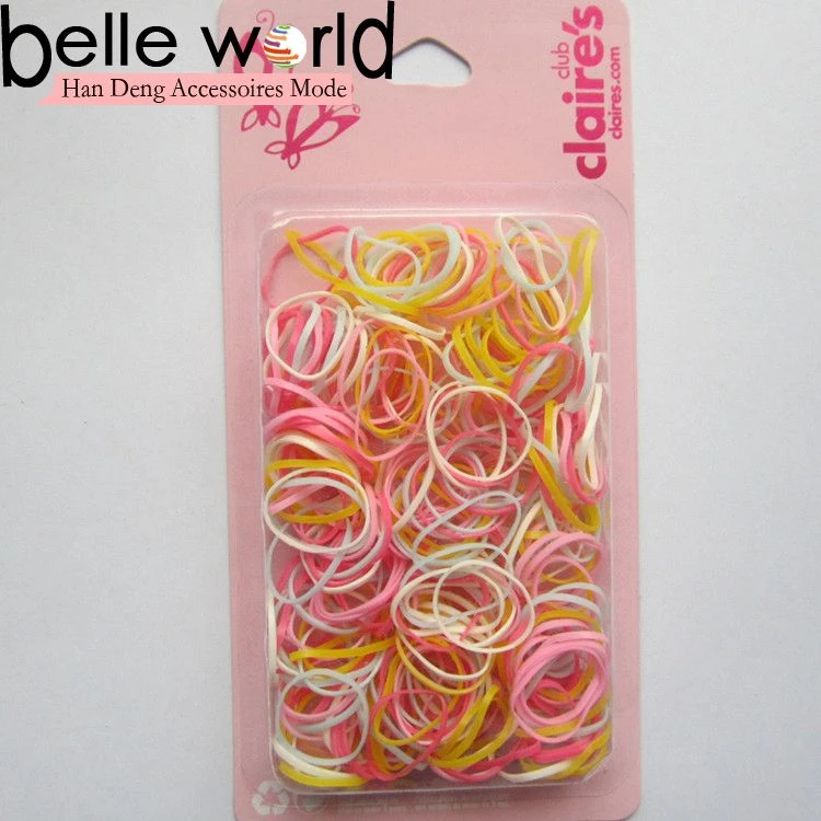 Wholesale Cheap Promotional Colorful Rubber Elastic Hair Band