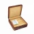 Import wholesale Custom solid wood made high-end Nature colour small jewelry box ring display box from China