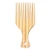 Import Wholesale Customized Label Natural Bamboo Wide Tooth Afro Hair Combs Beard Afro Pick from China