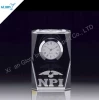 Wholesale Customized Personalized K9 Crystal Clock for Souvenir