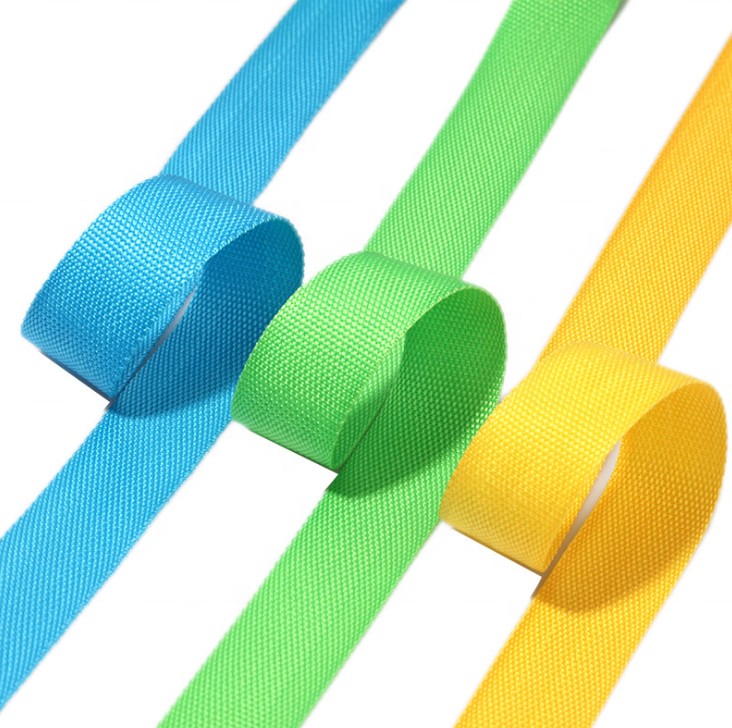 Wholesale Factory Polypropylene Colored Ribbon PP Webbing Clothing Luggage Accessories