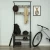 Wholesale High Quality Modern Iron Frame Coat Rack Stand Shoe Rack With Coat Hanger