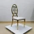 Import wholesale Italy stainless steel Maserati banquet dining rose gold metal chair from China