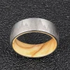 Wholesale New Fashion Custom Logo 6MM 8MM Mens Wooden Ring