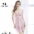 Import Wholesale Pajamas Dress Plus Size Ladies Sexy Underwear Midnight Open Lingerie Dress Babydoll With Thong from China