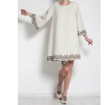 Wholesale Personalized Monogram Long Sleeve Evening Dress