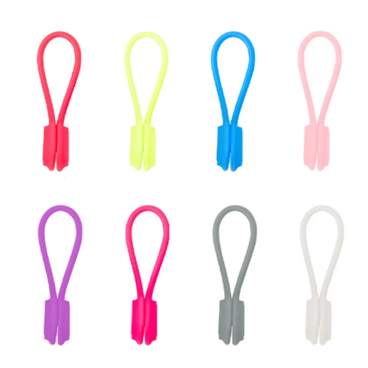 Wholesale portable magnetic earphone silicone cord holder data charge cable winder