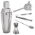 Import wholesale Restaurant Bar bartender tools Stainless Steel copper cocktail Martini shaker bar tool set from China