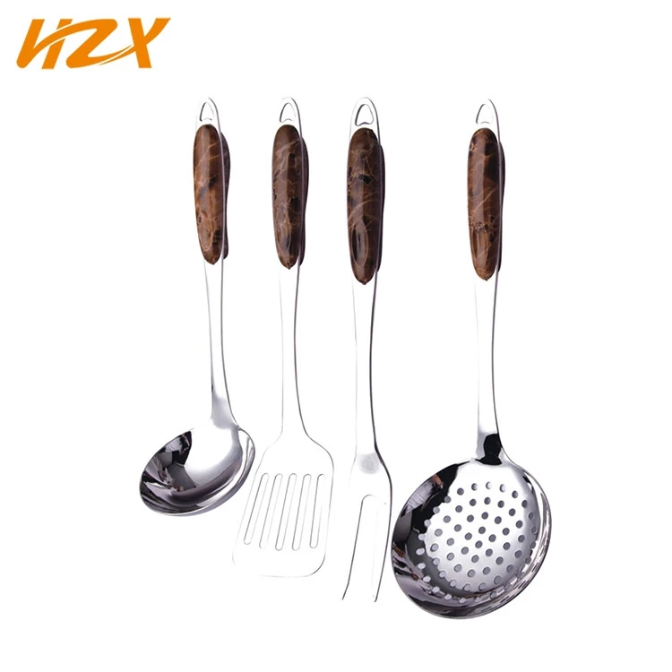 Wholesale stainless steel kitchen gadgets utensils chinese kitchenware stainless steel kitchen utensil set kitchen tool set