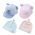 Wholesale summer infant items product children supplies knitted beret newborn kid boy girl toddler unisex baby baseball hats