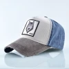 Wholesale Vintage cotton embroidered animal trucker hat baseball cap sports hat cap