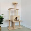 Wholesale Wooden Cat Towers Post Climbing and Jumping Toys Large Wood Cat Trees