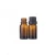 Import Wholesale10ml amber engine oil bottle Essential oil glass bottle with Euro dropper cap from China