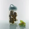 wide mouth hermetic Glass Cookie Container Storage Jar