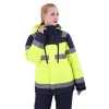 Winter hi vis flame resistant fluorescent work clothing workwear