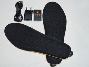Wireless Remote Controlled Rechargeable Battery EVA Heated Shoe Insoles