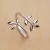Import women white gold hot new style leaves 925 silver ring opening ring lyr0261 from China