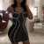 Import Womens Sexy Fully Reflective Strappy Mini Nightclub Party Dress Outwear Bodycon Dress from China