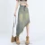 Import womens skinny denim skirts with frill effect from China
