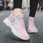 Womens Sneakers Fashion Lightweight Comfortable Mesh Breathable Sneakers Couple Sports Shoes Outdoor Tennis Shoes for Women