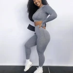 Womens Yoga Tights Apparel Athletic Wear Clothing Sportswear Yoga Set Gym Workout Running Shorts Breathable Joga Leggings Set