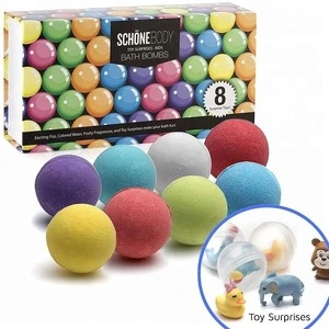 Wonderful Colorful Spa Gift Set Bubble Bath Bombs Toys Inside