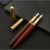 Import Wood Fountain Pen Brass Metallic Wood Pen Fountain Sets Gift For Christmas New Year Wedding Gift Pen For Guests from China