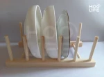 wood hot sale wood house dish rack dish dry rack