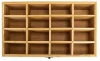 Wooden crafts Natural morden sturdy smooth display storage sundries bamboo wood box for tea