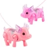 WoYing Electric leash  glowing music leads pigs Sing the pig Fun toys for children