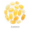 www.Amberos.LT - AMBEROS Amber Beans style Loose Beads