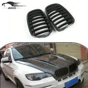 X5 X6 carbon car grille front bumper grill mesh grille for BMW
