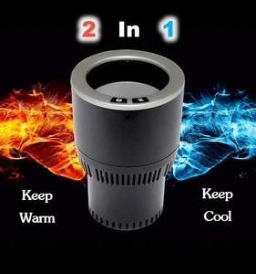 xiamen paltier cooler and warmer car cup  holder mini fridge