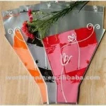 Y shaped printed Flower Sleeves for fresh flower packaging