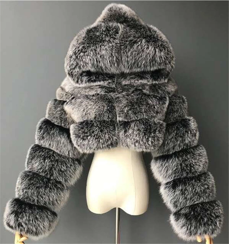 Y0928   fur coats for woman high imitation fox fur winter fur coat plus size coats