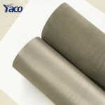 Yachao factory water filter fabric 500 micron stainless steel wire mesh screen cloth meter wire net price / nickel Ni wire mesh