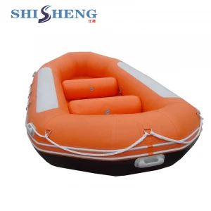 Year  PVC 8 persons Self draining reinforced Inflatable River Raft For Sale