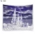 Import YO CHO Wholesale polyester wall hanging tapestry with fantasy castles tree ice palace 3d jacquard rectangle cloth wall carpet from China
