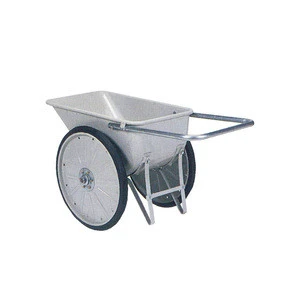Yodono Barrows Steel Material Sliver Color Hand Carts Trolleys For Sale