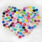 YY-2003 Wedding Decoration 500 /pcs 3.5cm PE Artificial Foam Rose Flower Petals For DIY Rose Bear