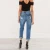 Import Z&amp;M European Urban High Rise Waist Destroyed Distressed Denim Jeans Women from China